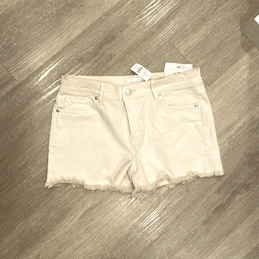 Loft denim cutoffs! NWT!